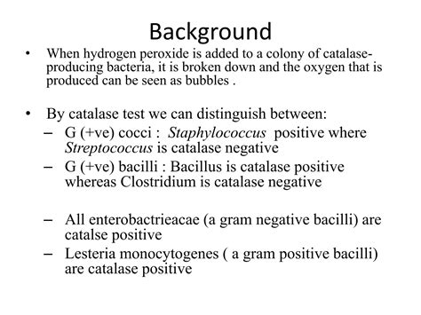 catalase test-........................................... | PPTX