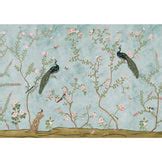 Peacock Chinoiserie Customised Wallpaper | Bagiya by Life n Colors