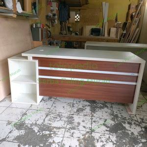 Jual MJ | Meja direksi L minimalis, Bank, kepala sekolah perkantoran ...