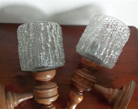 Burlap Table Lamp, Wooden Torchere, Folding Wood Lamp, Wood Lamp, Lamp ...