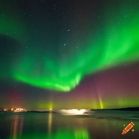 Stunning aurora borealis