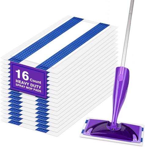 Amazon.com: HOMEXCEL Multi-Layer Dry Floor Mop Pads Compatible with ...