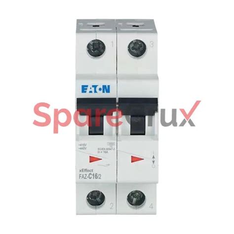 278760 | EATON | Moeller series xEffect - FAZ MCB. FAZ, 2-pole, 16 A ...