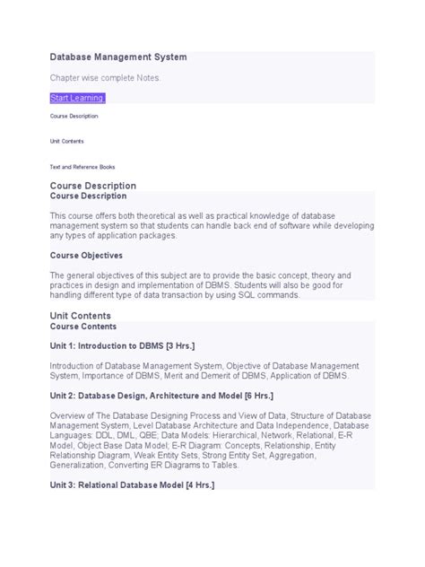 Image result for DBMS and SQL Syllabus
