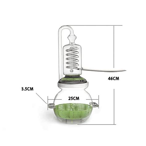 Buy 4000ML Lab Essential Oil Distillation Apparatus DIY Home Water ...