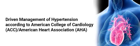 Driven Management of Hypertension according to American College of ...