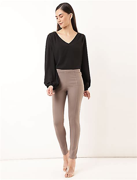 Buy Viscose Mix Skinny Treggings at Marks & Spencer