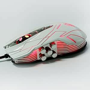 Enakshi 4000DPI Optical Ergonomic Gaming Mouse Mice 10 Buttons for PC ...