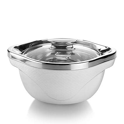 Buy Signoraware Royal Bliss BPA Free Plastic Casserole Inner Steel with ...
