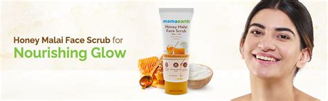 Buy Mamaearth Honey Malai Face Scrub with Honey & Malai for Nourishing ...