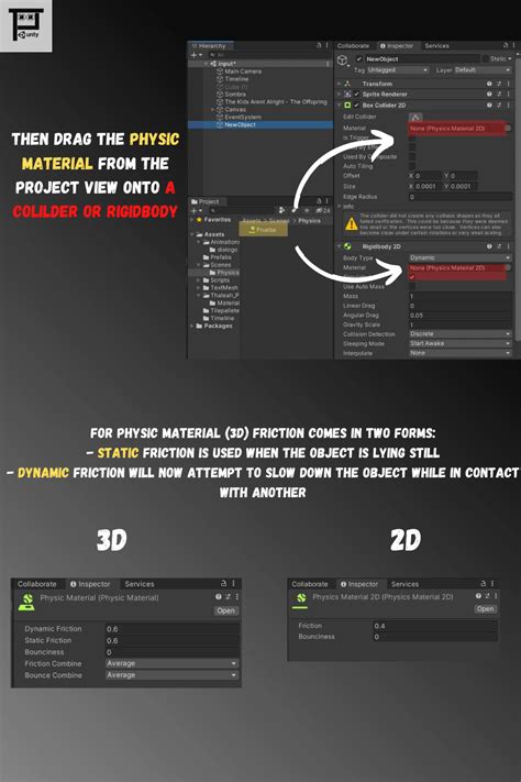 Image result for Physics Material 2D Unity