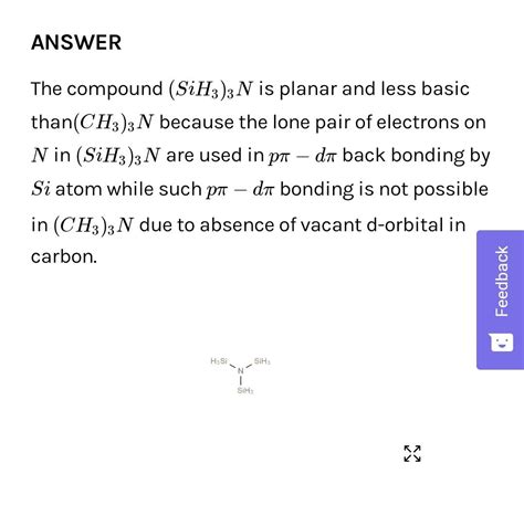 Part-c the compound (sih;); n is expected to be (a) pyramidal and more ...