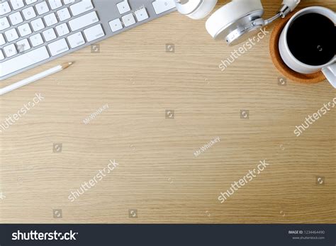 Top View Desk Work Office Table Stock Photo 1234464490 | Shutterstock