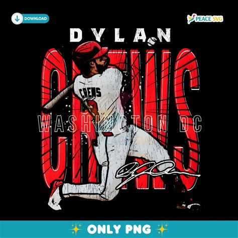 Dylan Crews Gritty Washington Dc Baseball PNG Instant Download