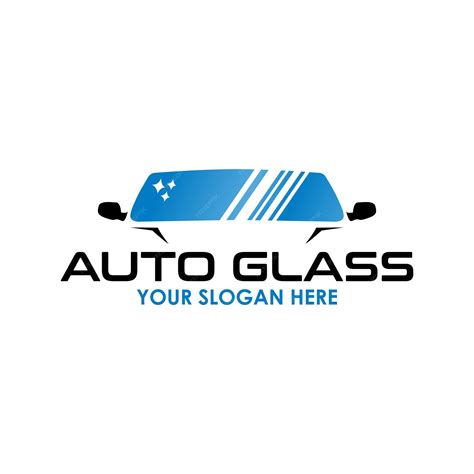 Premium Vector | Auto glass logo design template