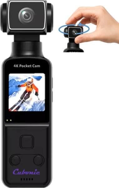 Cubonic 4K Pocket Camera 4K Ultra HD Enabled Pocket Camcorder, 270 ...