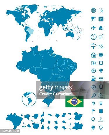 World Map Brazil 的图像结果