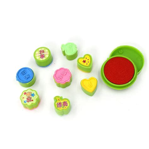 4806 9 Pc Stamp Set used in all types of household places by kids and ...