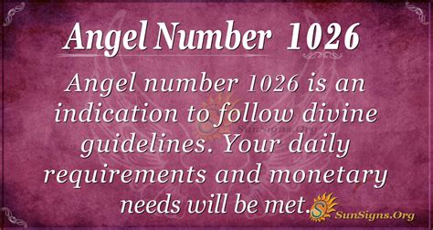 Angel Number 1026 Meaning: Be Brave and Sharp - SunSigns.Org