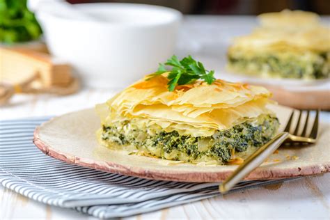 Greek Spinach Pie With Feta Cheese (Spanakopita) Recipe