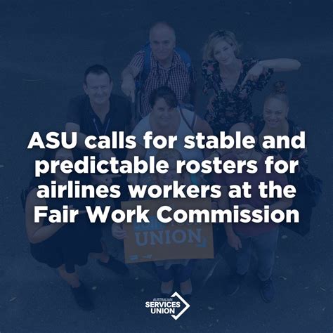 The ASU is pushing for a major overhaul of rostering in the airlines ...