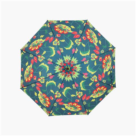 Buy INDIA CIRCUS Cyanic Pop Burst Printed Automatic Long Umbrella from ...