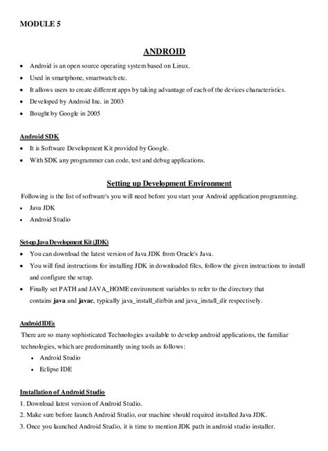 OOP Module 5 - Lecture notes Object Oriented Programming - MODULE 5 ...