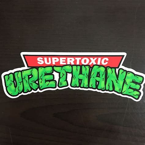 【ST-145】Super Toxic Urethane スーパー トキシック ウラセン スケートボード ステッカー Ninja ...