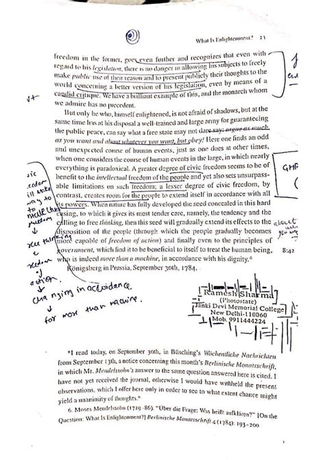 What Is Enlightenment? - An Analysis of Kant's Ideas on Freedom and ...