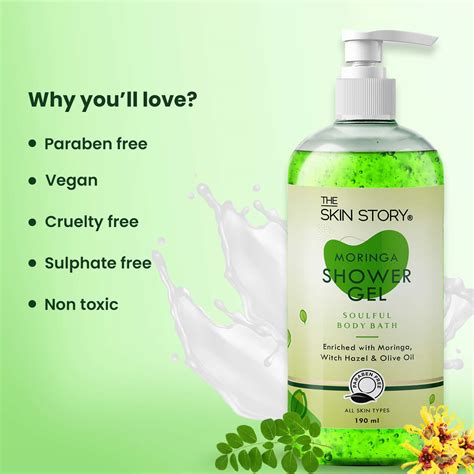 Buy THE SKIN STORY MORINGA SHOWER GEL, 190ML Online & Get Upto 60% OFF ...