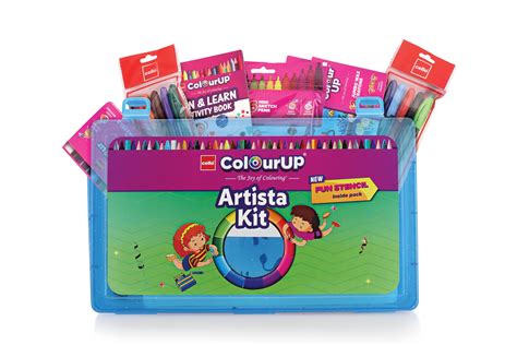 Cello Colourup Artista Kit New Fun Stencil Inside Pack | Includes ...