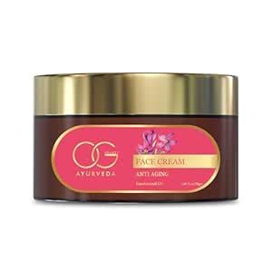 OG BEAUTY AYURVEDA Anti Aging Kumkumadi Oil Face Cream 50 GM : Amazon ...