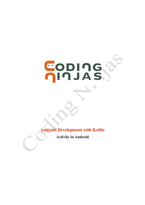 28. Notes - Android Development course - Android Development with ...