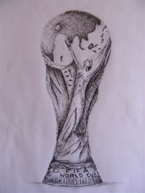 World Cup Trophy Drawing 的图像结果