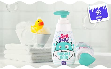 Buy Shishu Natural Milky Soft Bubble Bath Baby Body Wash | Natural ...