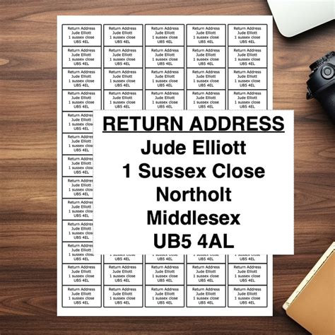 Image result for UK Address Labels