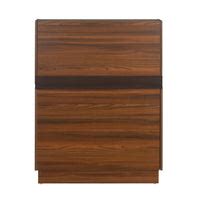 Buy Nilkamal Envi Engineered Wood Wall Mount Study Table (Walnut)