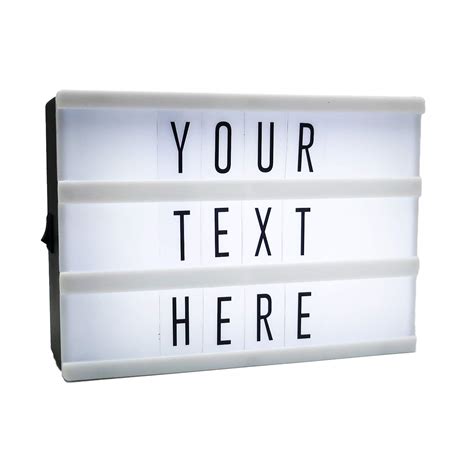 Buy Forest & Twelfth Cinematic Light Up Box Vintage Style Cinema Light ...