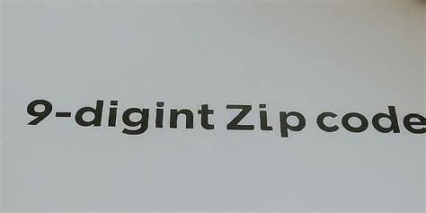 Image result for Nine Digit Zip Code