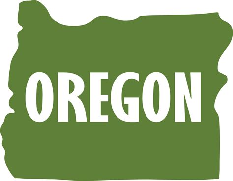 outline drawing of oregon state map. 26573755 PNG