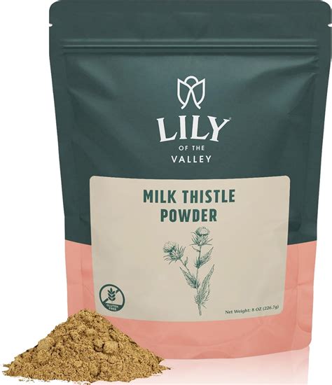 Amazon.com: LILY OF THE VALLEY Milk Thistle Powder - Ideal for ...