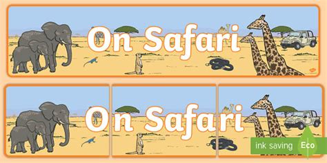 On Safari KS1 Role Play Banner (teacher made) - Twinkl