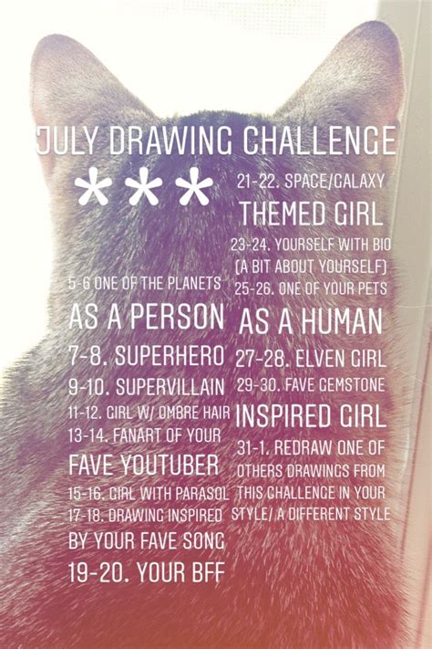 Image result for July Drawing Challenge