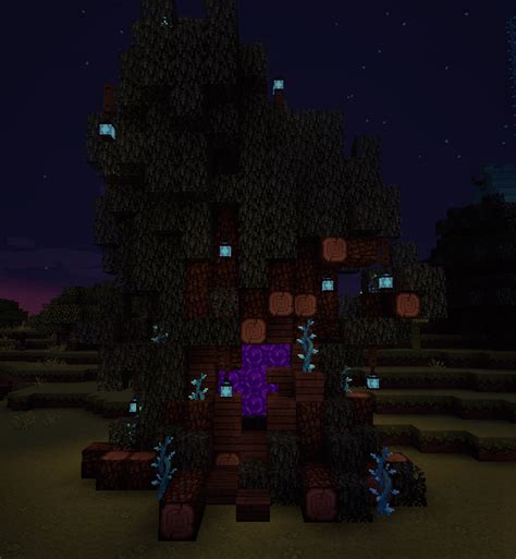 Image result for Minecraft Tree Portal Tutorial