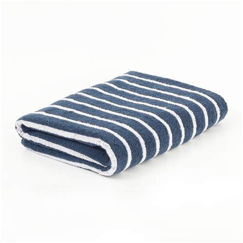 Buy Colour Refresh Essence Cotton Striped Bath Towel - 140x70cm from ...