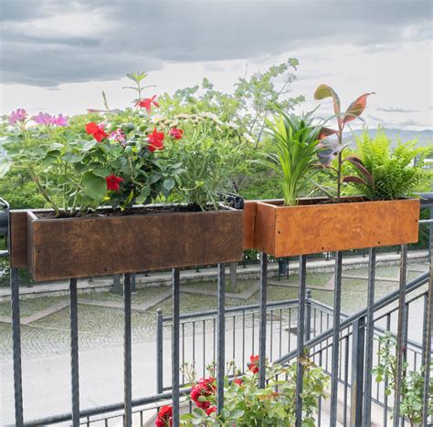 Deck Fence Post Planter