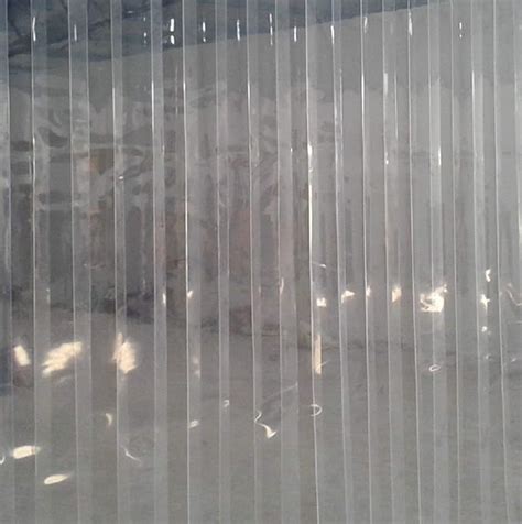 Kuber Industries PVC Transparent Ac Curtains 7 Feet Long | 6 Strips ...