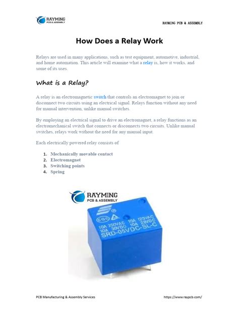 Image result for Relay Function