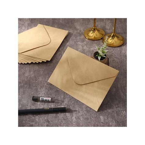 Buy OMGportrait 4x6 Classic Kraft Paper Brown Envelopes for Birthday ...