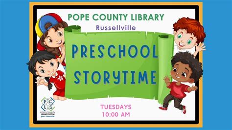Preschool Storytime--Pope County Library, Pope County Library System ...